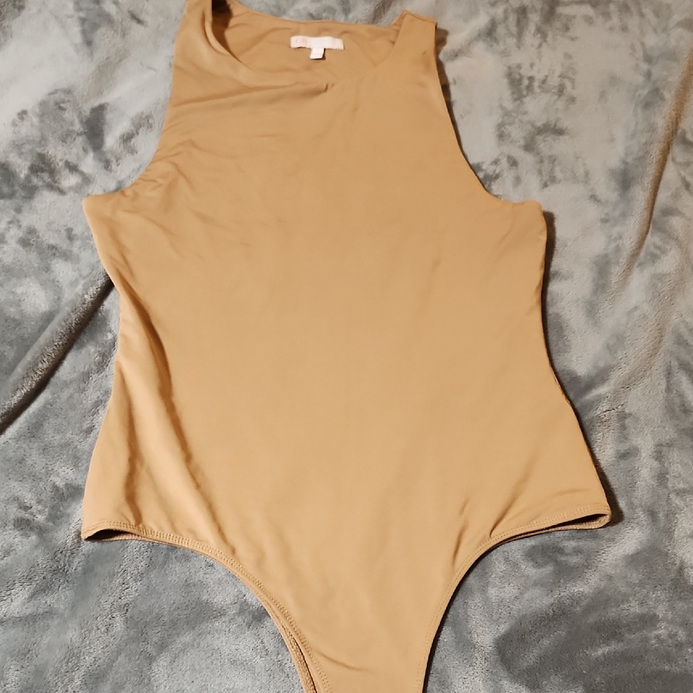 Gianni Bini Tan Bodysuit
